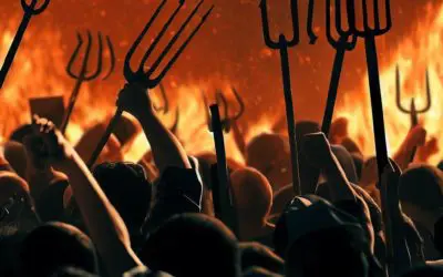 authoritarians gather for a witch hunt