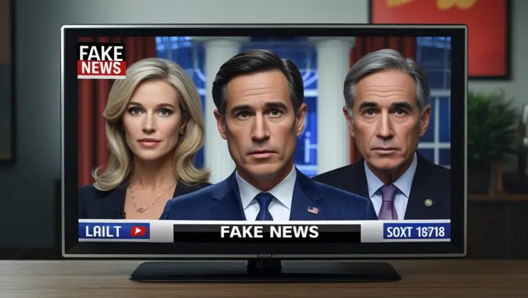 Fake News, illustrated to accompany Neil Postman's book Amusing Ourselves to Death