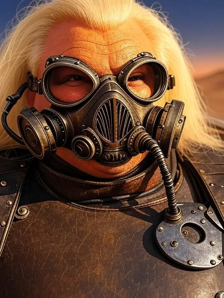 Donald Trump as Immortan Joe from Mad Max Fury Road