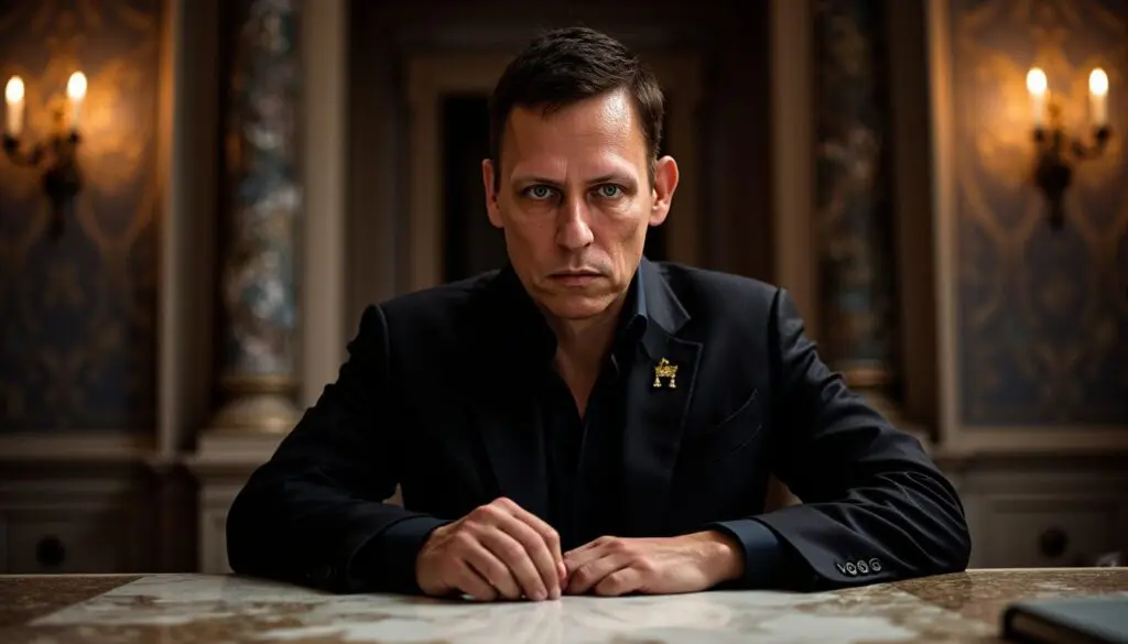 Peter Thiel, looking especially evil