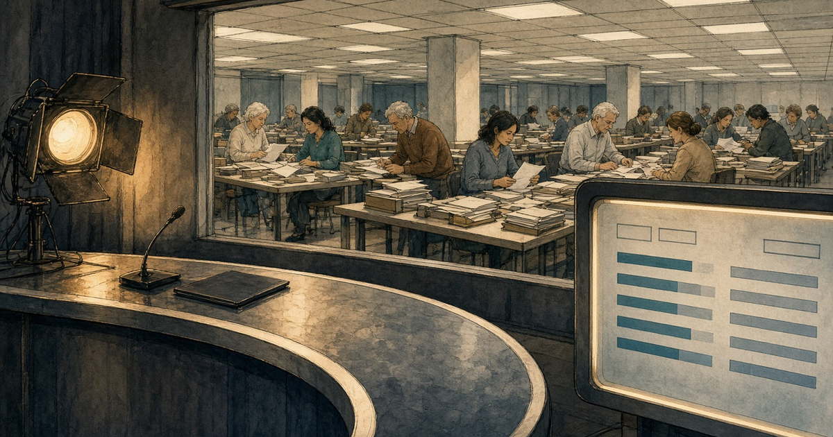 the incredibly true story of how boringly methodical elections are supposed to be