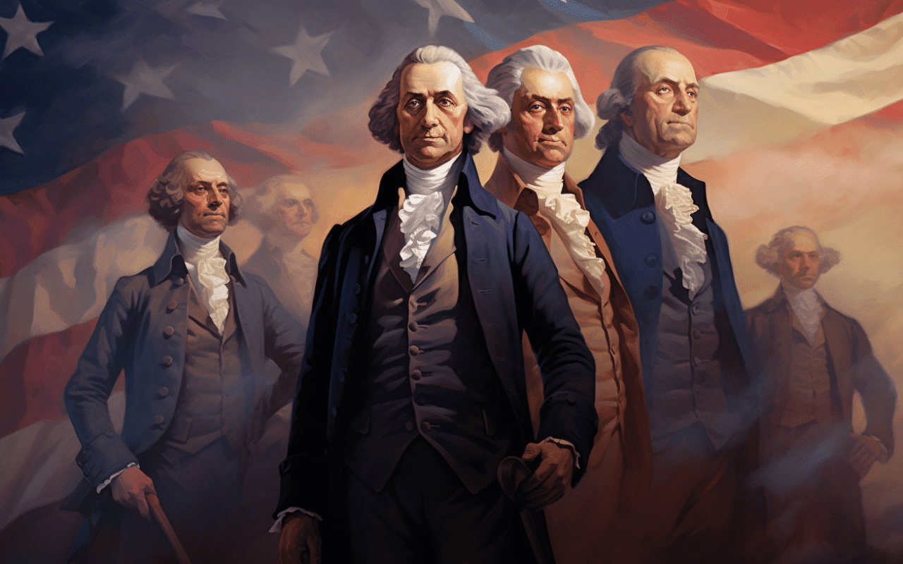 The American Founders, by me and Midjourney