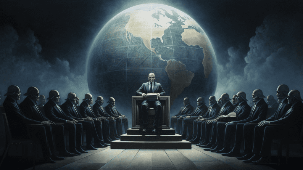 The New World Order, by Midjourney