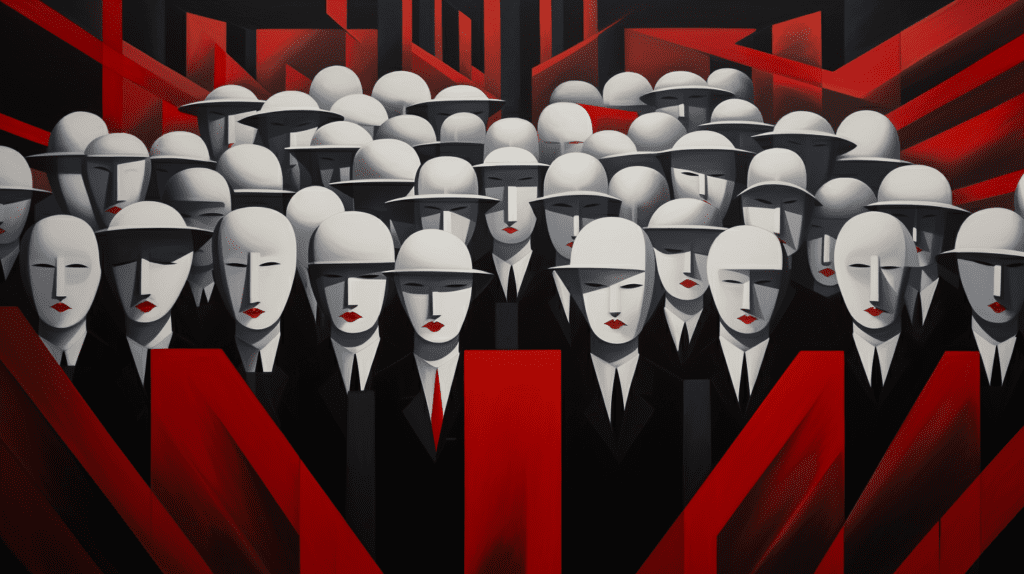 conformity, by Midjourney