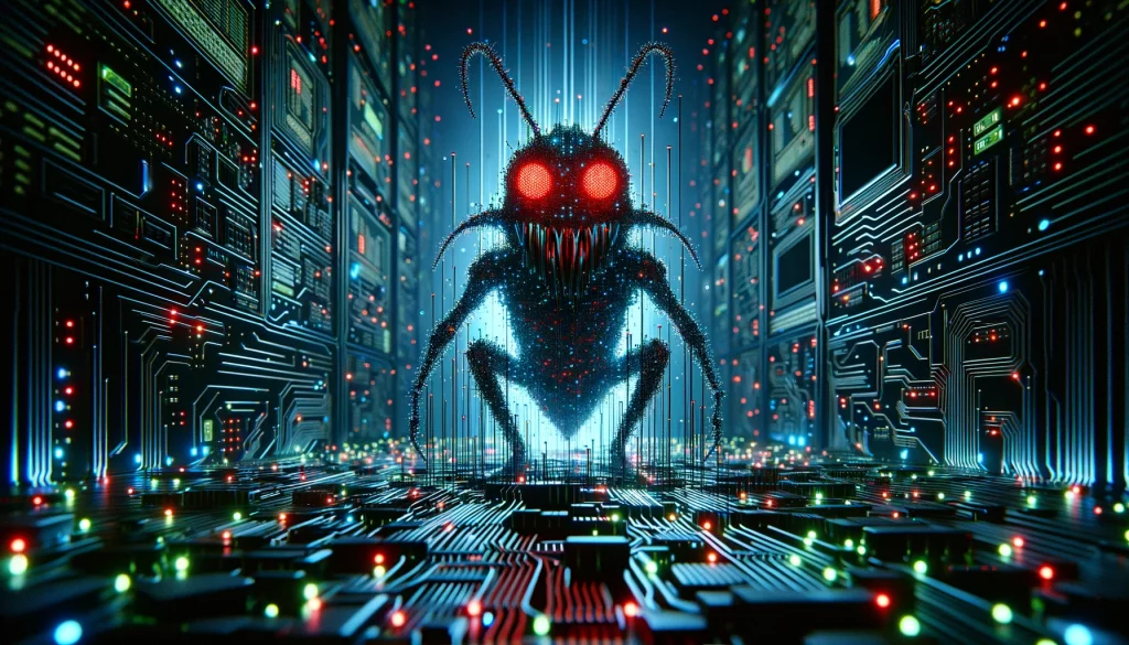 Malware, illustrated by DALL-E 3