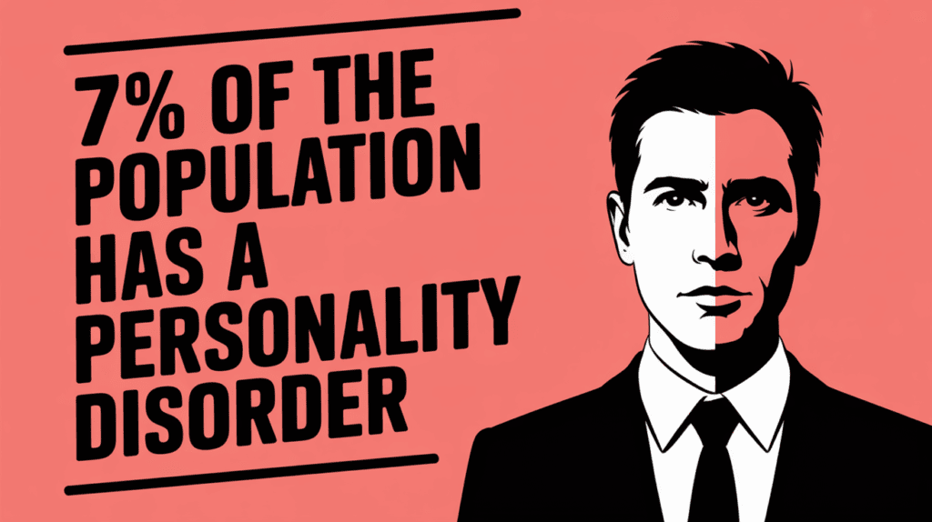 A shocking statistic from Łobaczewski's work is that about 7% of the general population may have a personality disorder