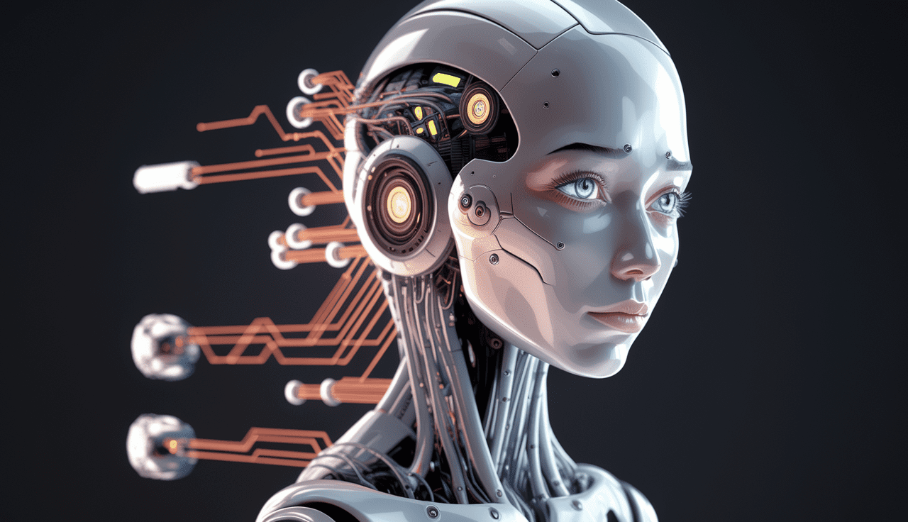 AI woman with superintelligence