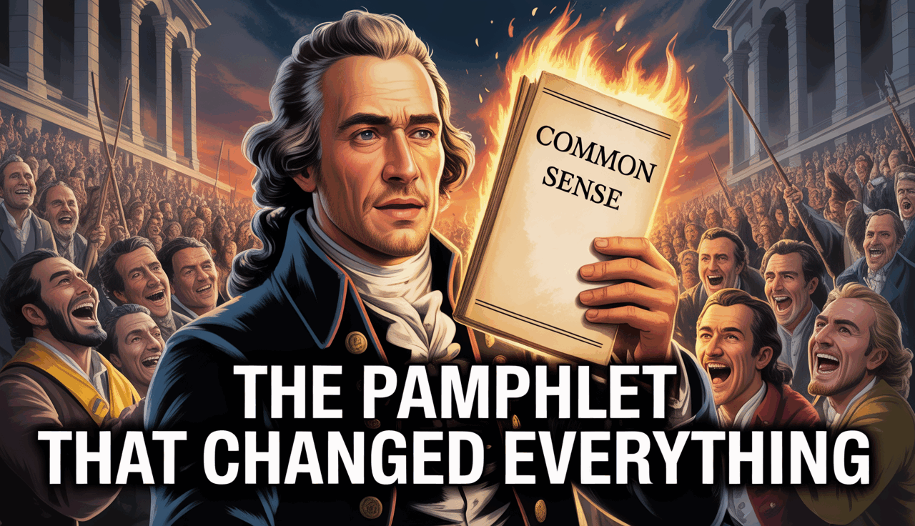 Common Sense pamphlet by Thomas Paine that changed the world