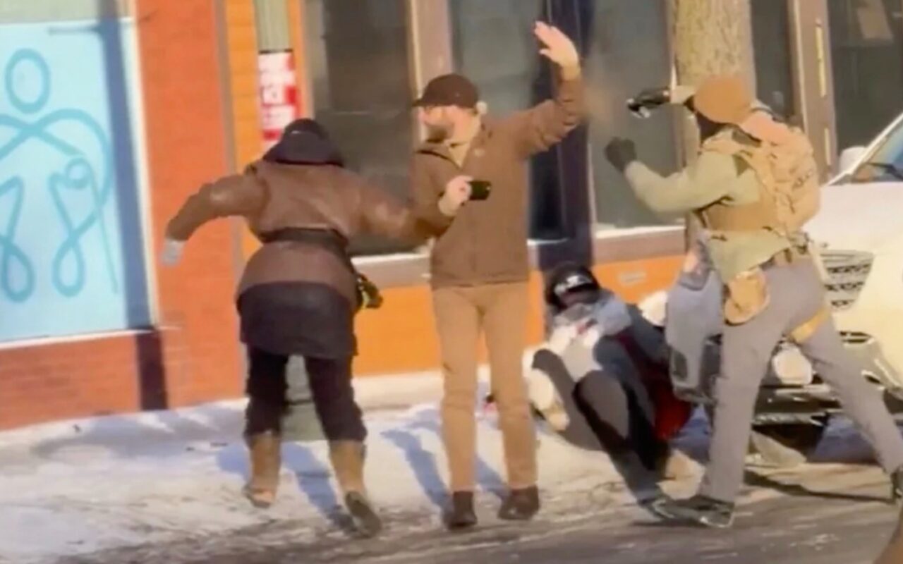 Alex Pretti just before he died at the hands of federal agents in Minneapolis