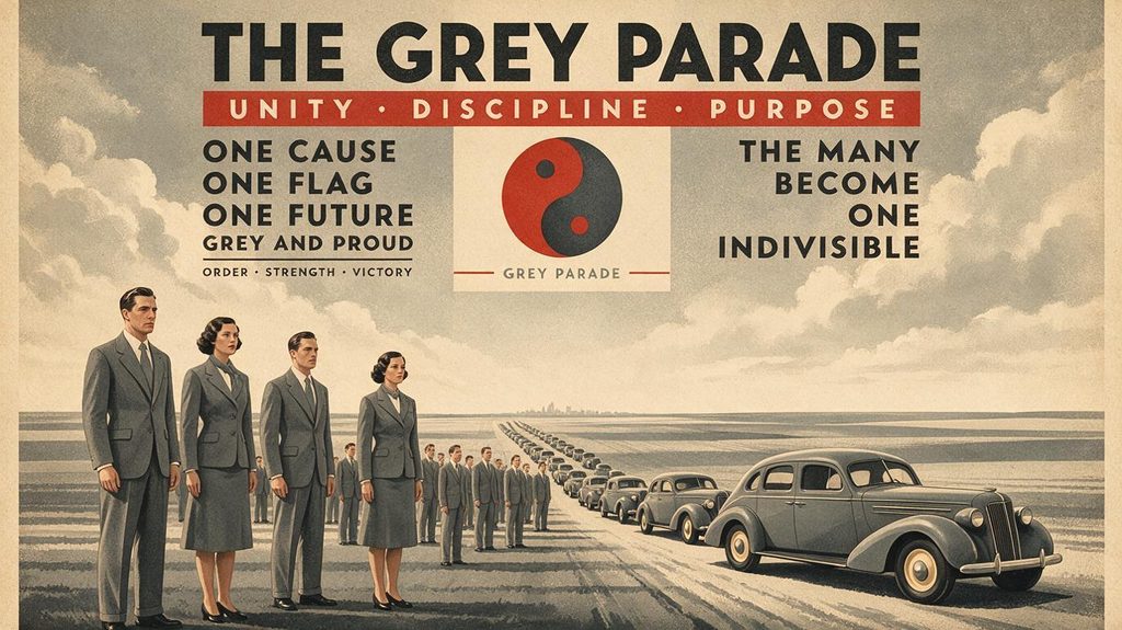 The Grey Parade of Frederick Winslow Taylor's Principles of Scientific Management